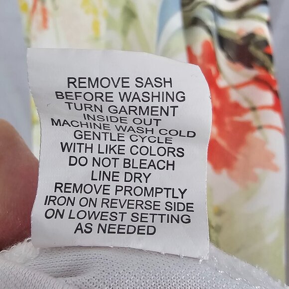 NY Collection Yellow Coral Floral Sleeveless Midi Dress Romantic Ethereal 1X - Picture 13 of 14